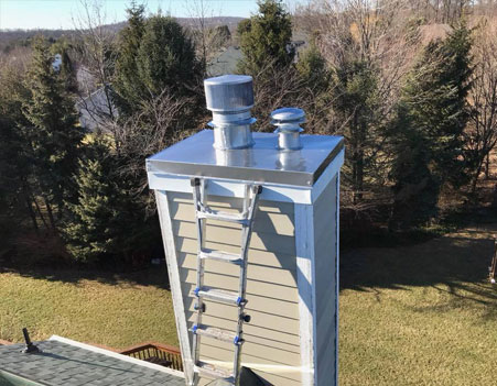 Chimney Chase Cover Repair NJ
