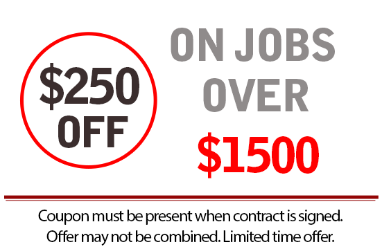 $100 Off any jobs over $500